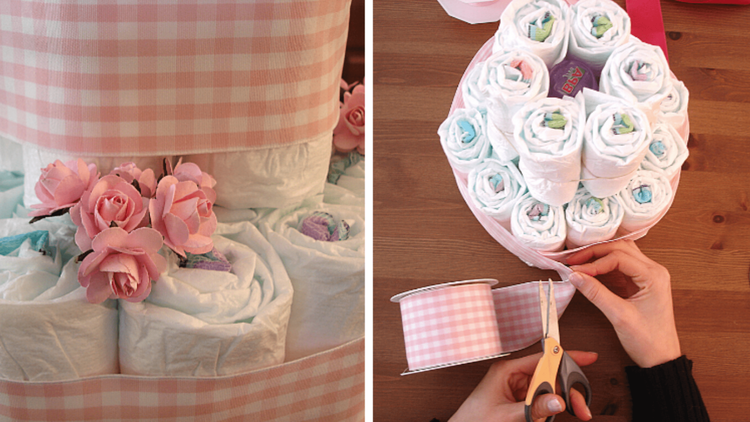 How To Make a Small Diaper Cake by Parenting How To