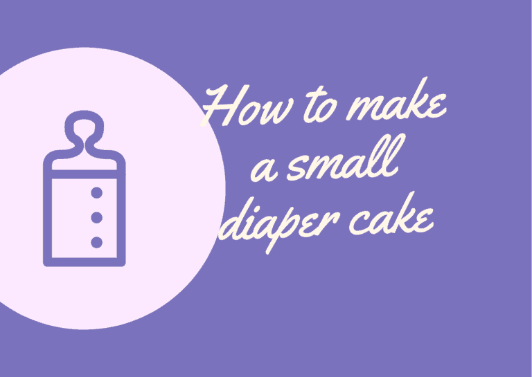 How To Make a Small Diaper Cake by Parenting How To