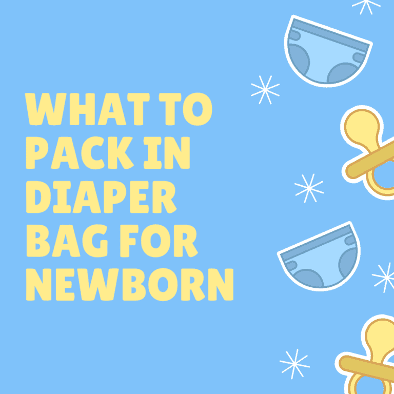 What To Pack In Diaper Bag For Newborn
