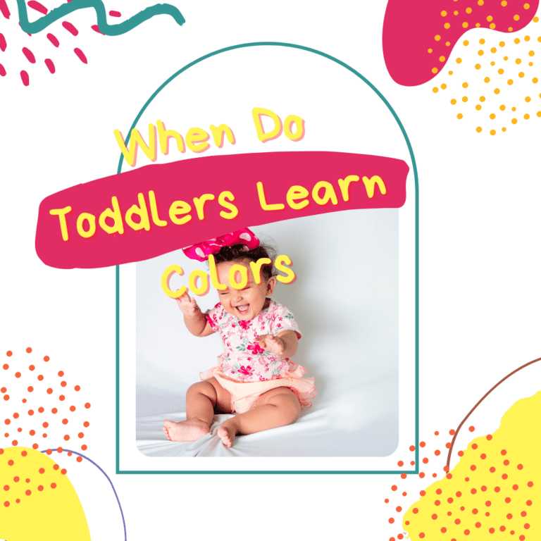 When Do Toddlers Learn Colors