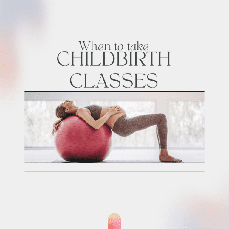 When to take childbirth classes