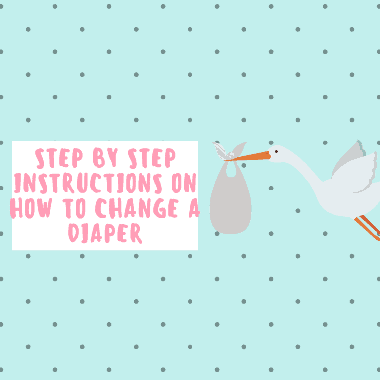 step by step instructions on how to change a diaper