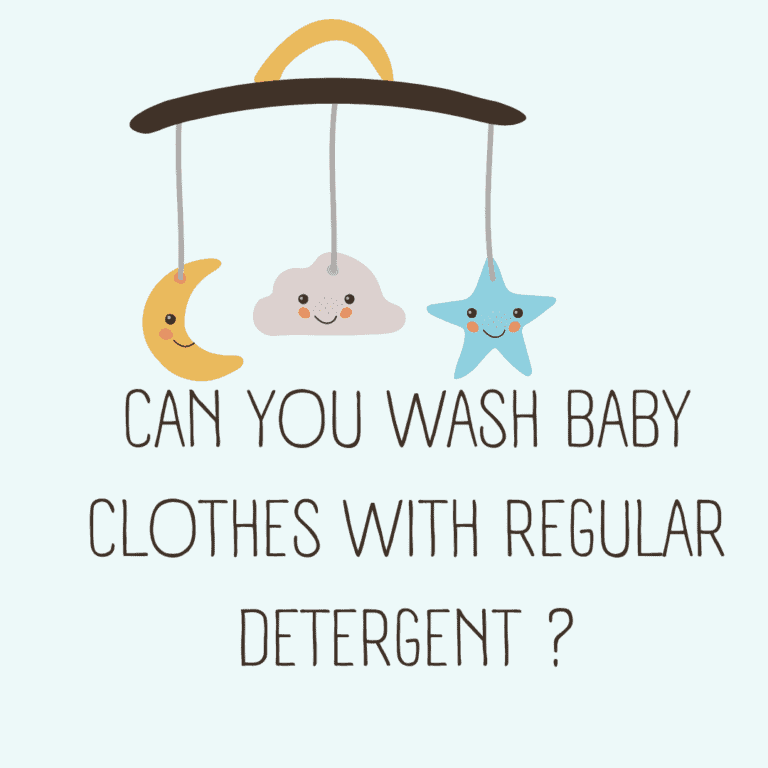 Can you Wash baby clothes with regular detergent