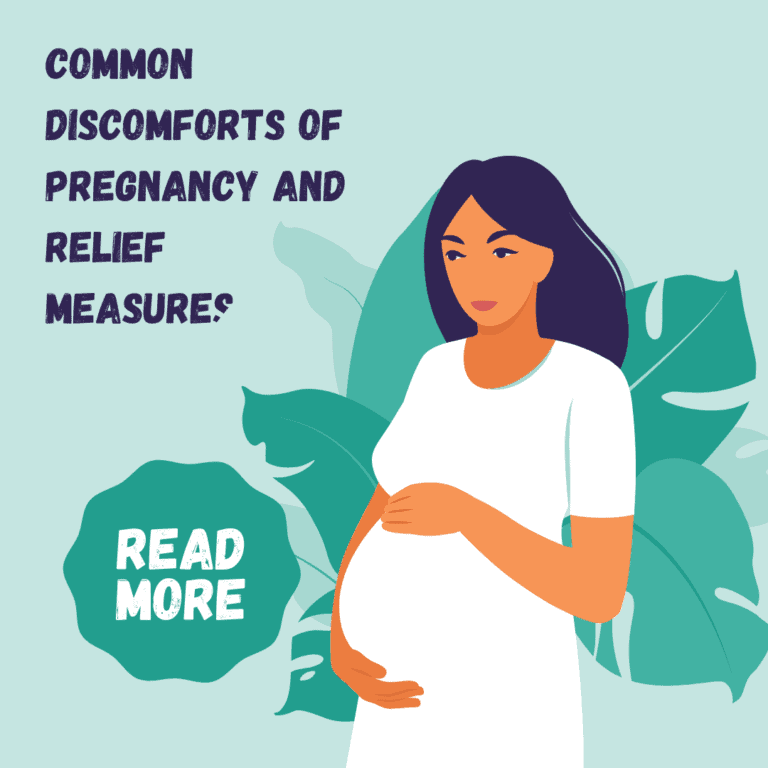 Common discomforts of pregnancy and relief measures