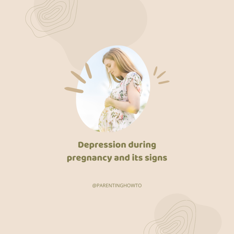 Depression during pregnancy and its signs