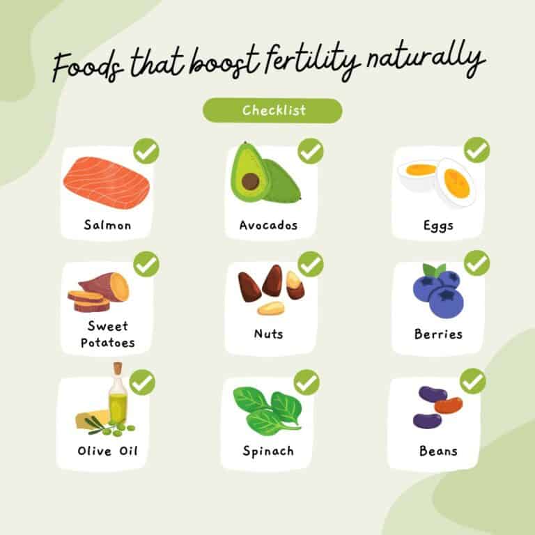 Foods that boost fertility naturally
