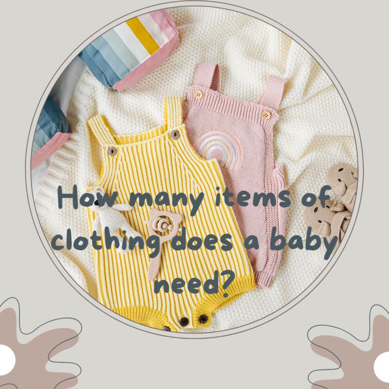 How many items of clothing does a baby need?