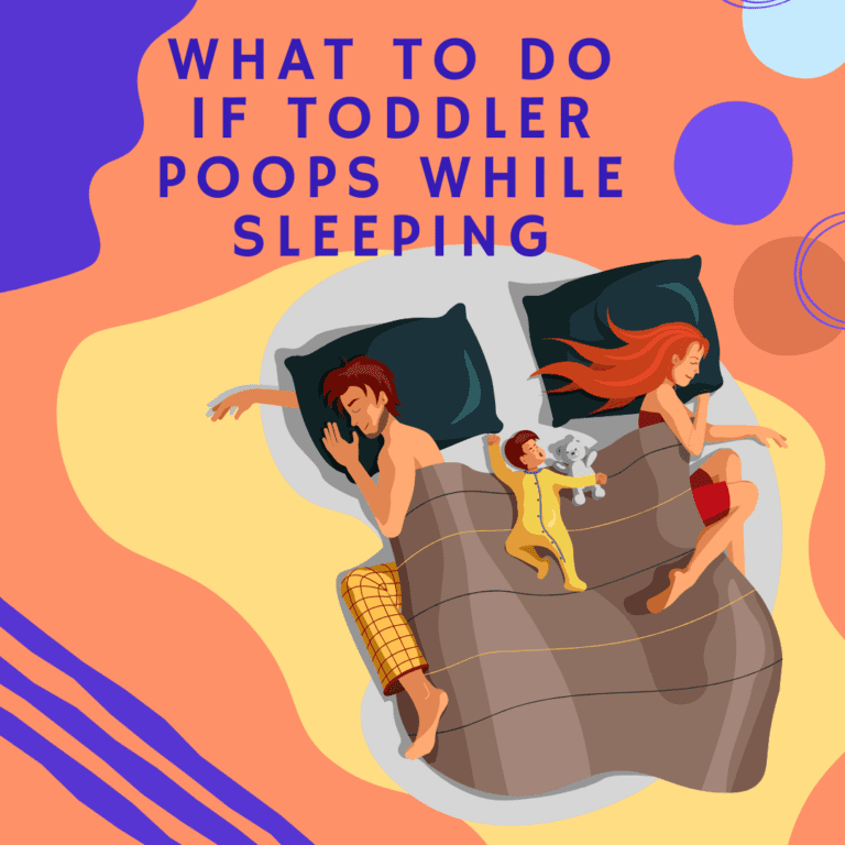 what to do if toddler poops while sleeping